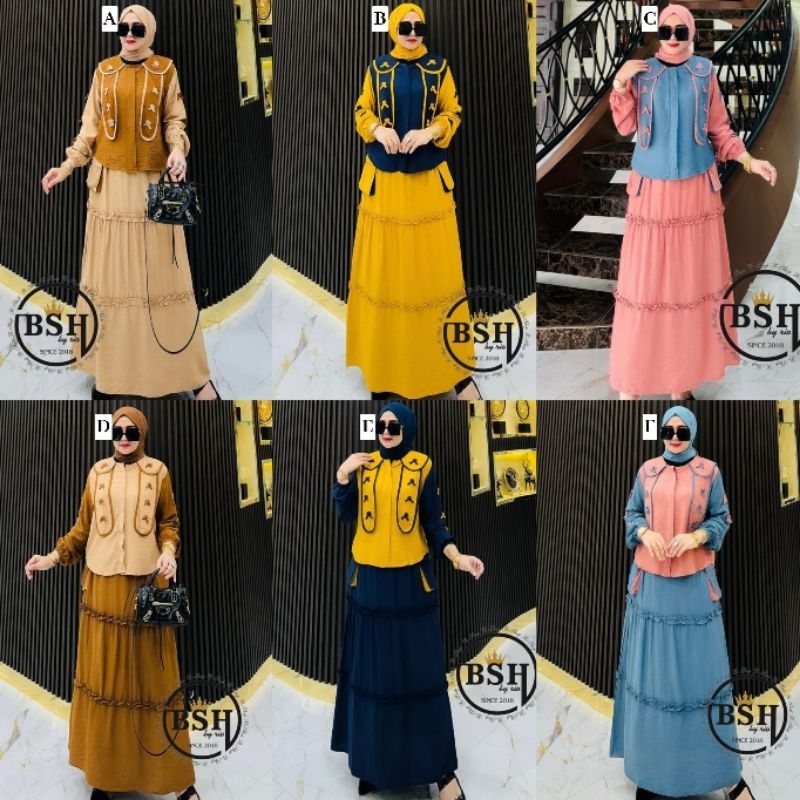 Kenza Set Rok Series Setelan by BSH Bshop Rio