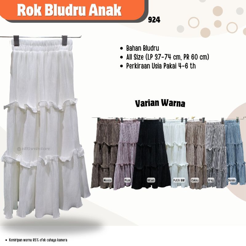 Rok Bludru Anak/Rok Bludru Tingkat/Rok Anak  Bludru Tingkat