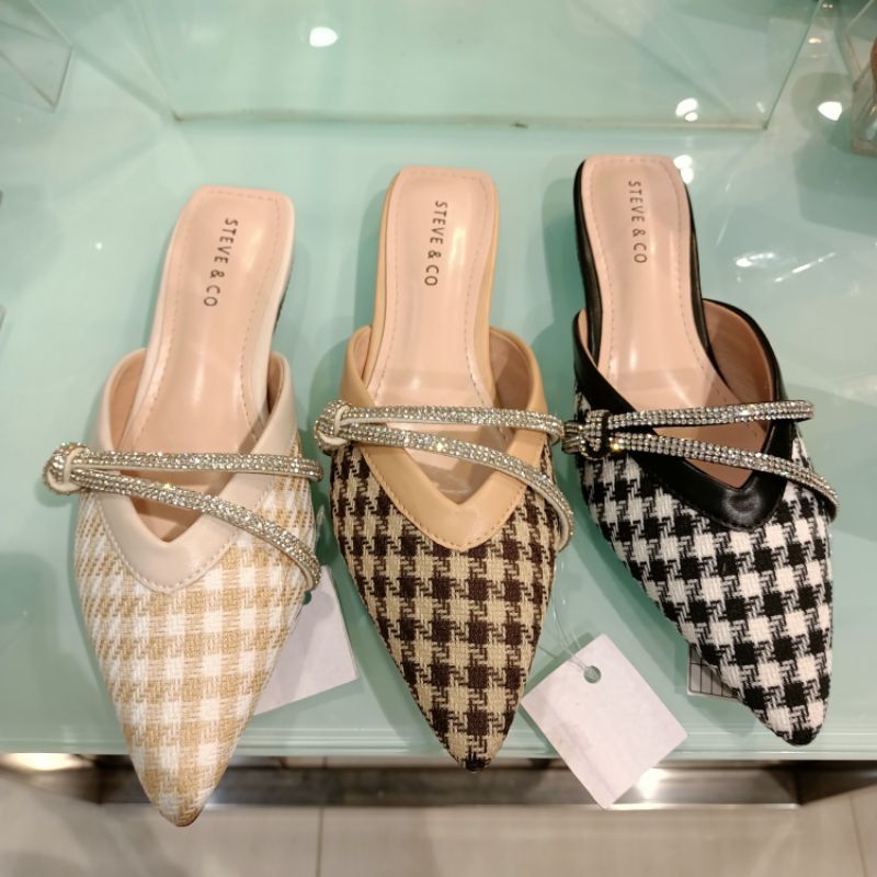 sepatu selop/mules wanita STEVE&CO original
