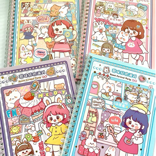 

Notebook Spiral Buku Tulis Diary Depai A5 Motif Lucu Aesthetic untuk catatan