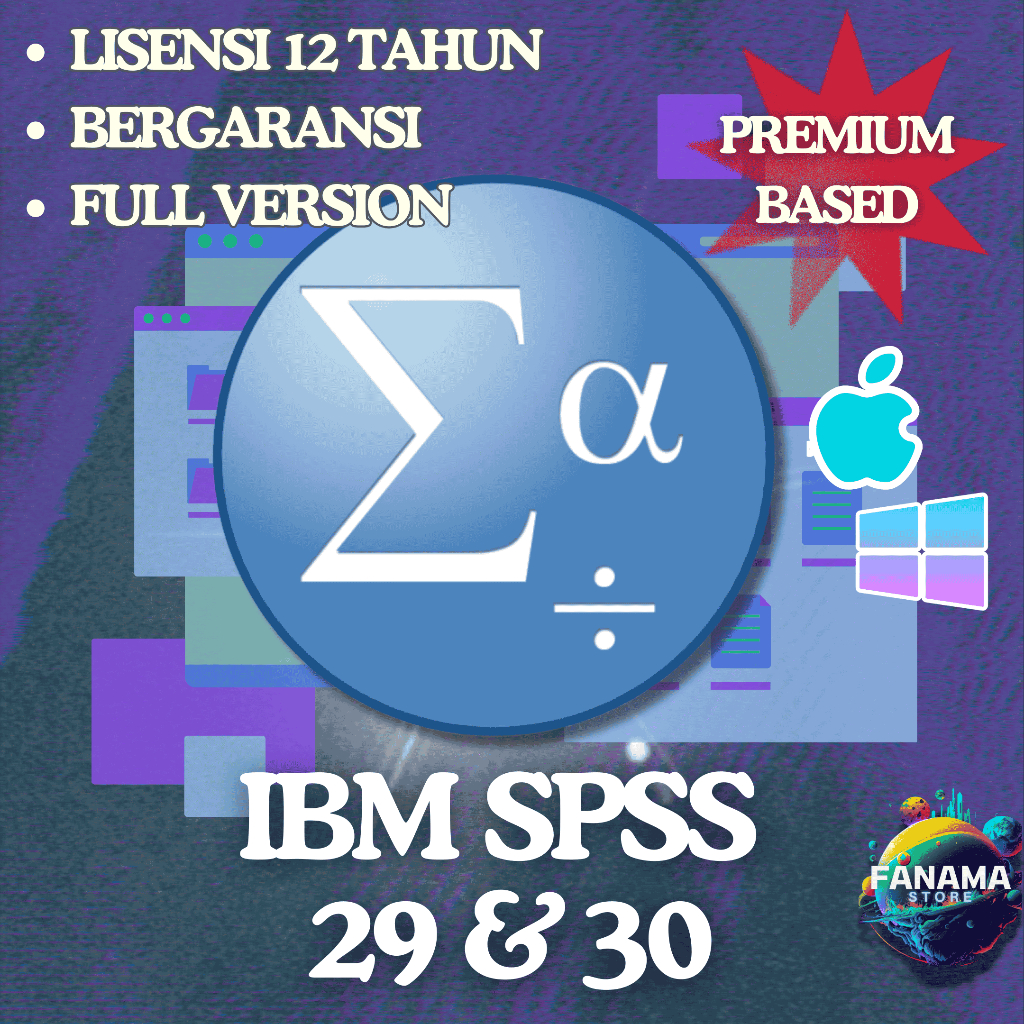 (MAC & WIN) SPSS 29 & 30 TERBARU BERGARANSI