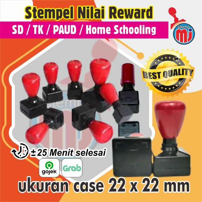 

Stempel Nilai Reward SD / TK / PAUD / Home Schooling