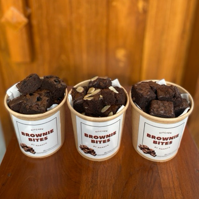 

3 CUP BROWNIES BITES ORI, CHOCOCHIPS, ALMOND 16oz