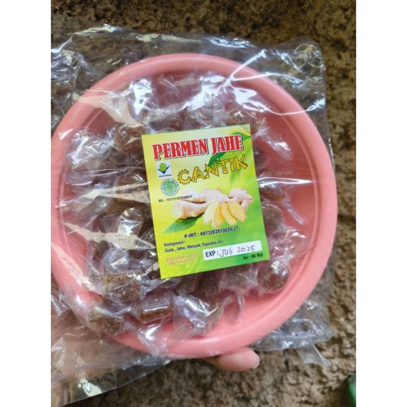 

Permen Jahe Cantik Kemasan Mangkuk 1 Pack isi 80 Biji