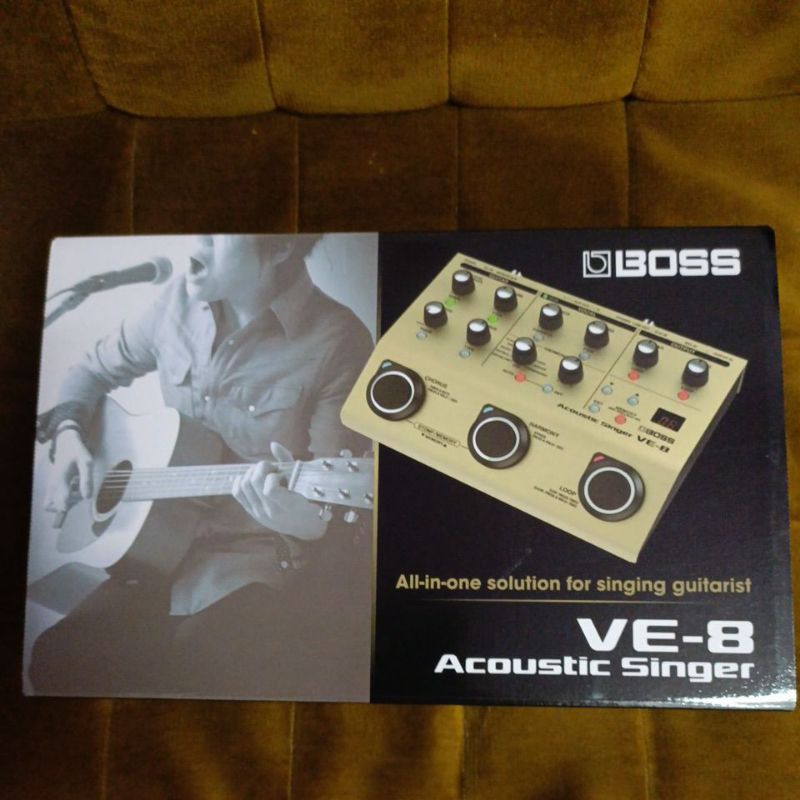 [Ready Stock] Boss ve8 Akustik singer effect processor pedal ve-8 vocal efek BOSS Original