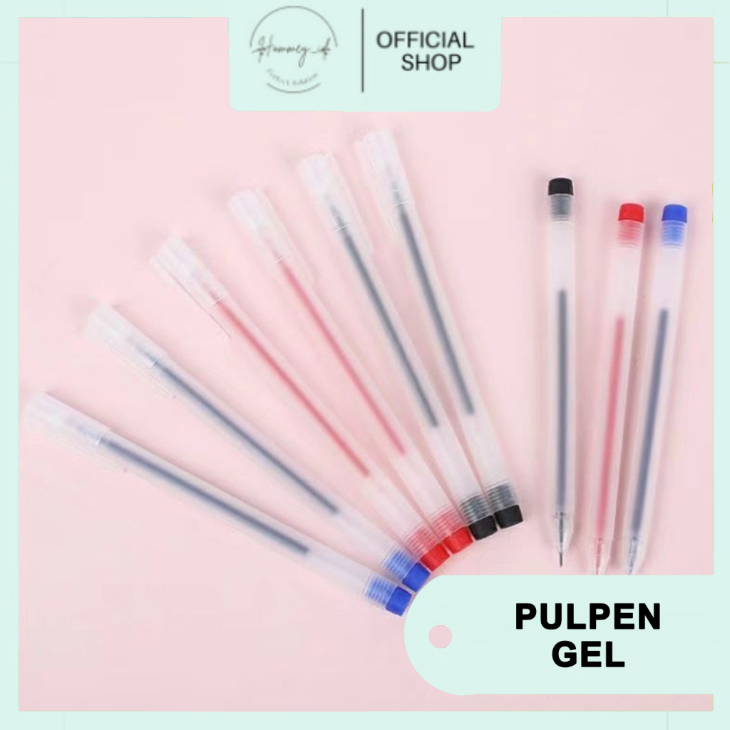 

HOMMEY ID - PULPEN GEL 0.5MM | PENA GEL | BOLPOIN TINTA GEL | GEL PEN