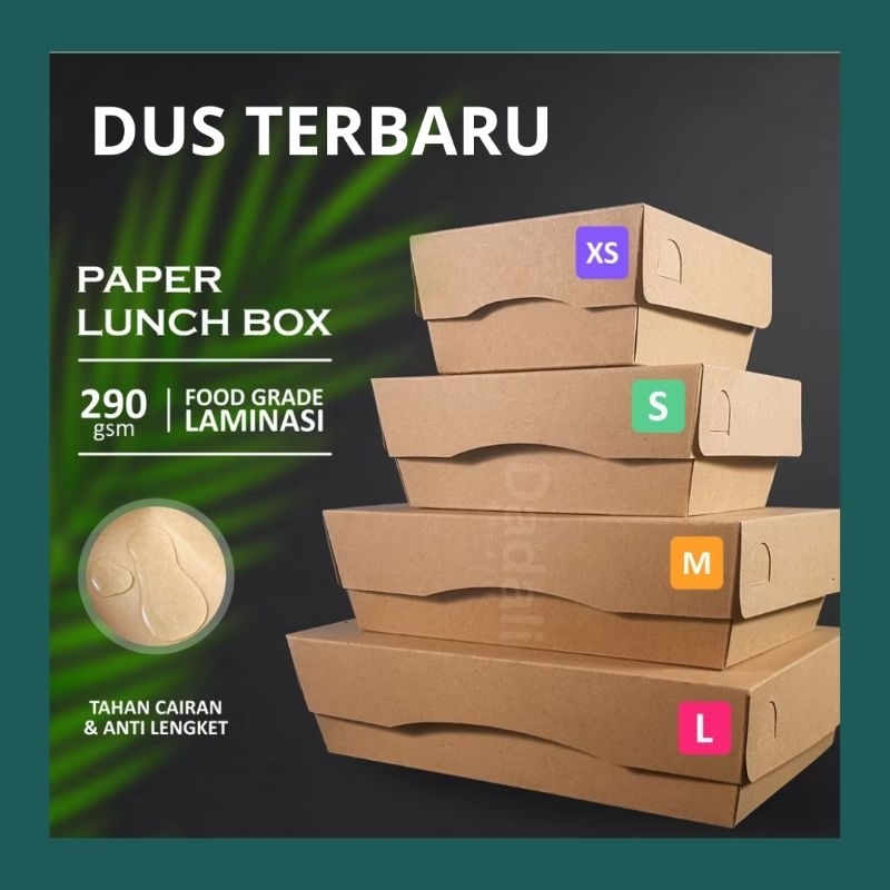 

Paper Lunch Box | Dus Tebal | Dus Hidangan | Paper Box