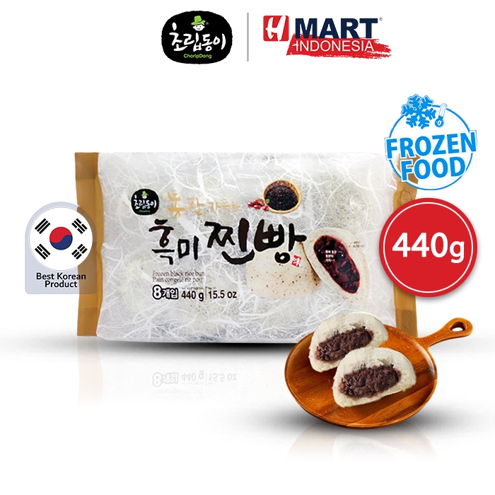 

Choripdong Frozen Black Rice Bun - Roti isi Beras Hitam 440g