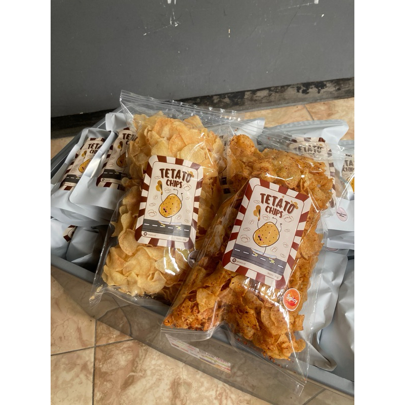

Tetato Chips-Keripik Kentang Aneka Rasa Potato Chips Kripik Kentang 250gr