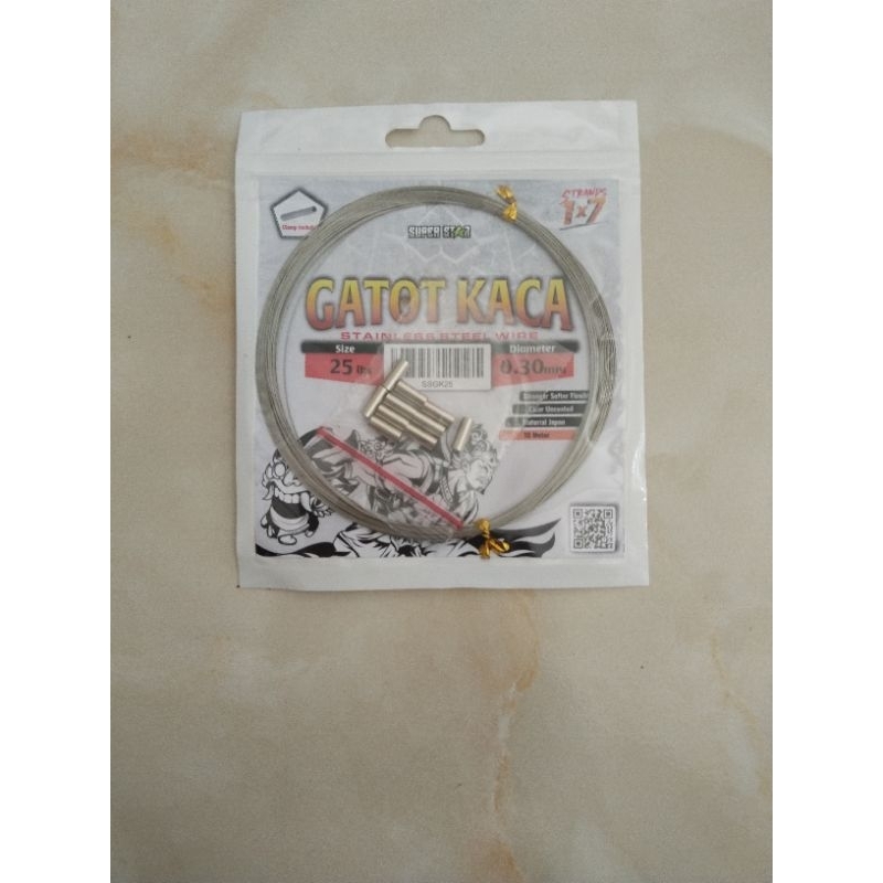 SENAR NEKLIN GATOT KACA SUPERSTAR STAINLESS STEEL WIRE KAWAT PANCING