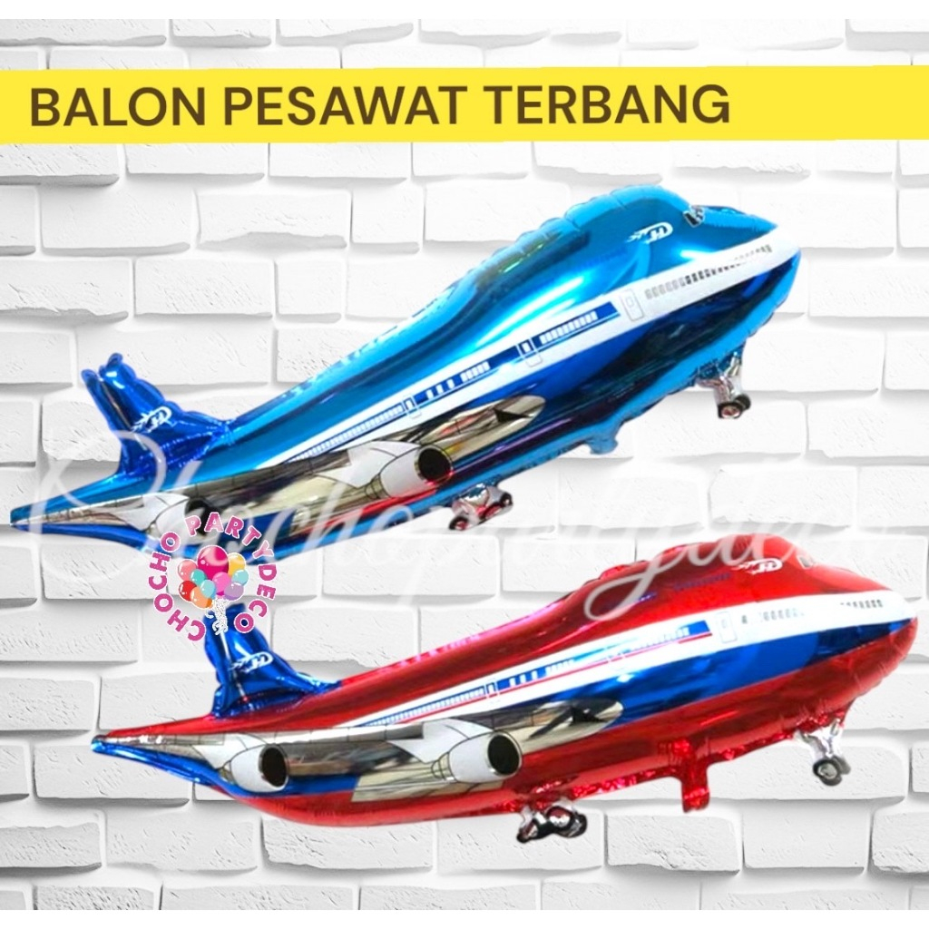 Balon PESAWAT TERBANG / Balon Foil Pesawat
