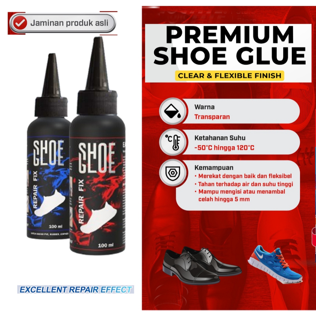Lem Sepatu Super Kuat Tahan Air Original Lem Sepatu Kuat Awet Glue Shoe Asli Waterproof Lem Sepatu K