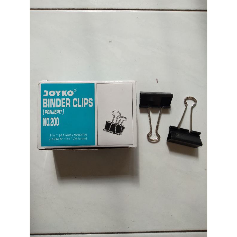 

(1 Pak) Binder Clip Joyko No. 200