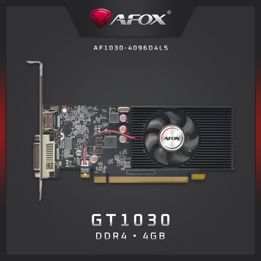 VGA CARD AFOX GEFORCE GT 1030 GT1030 4GB