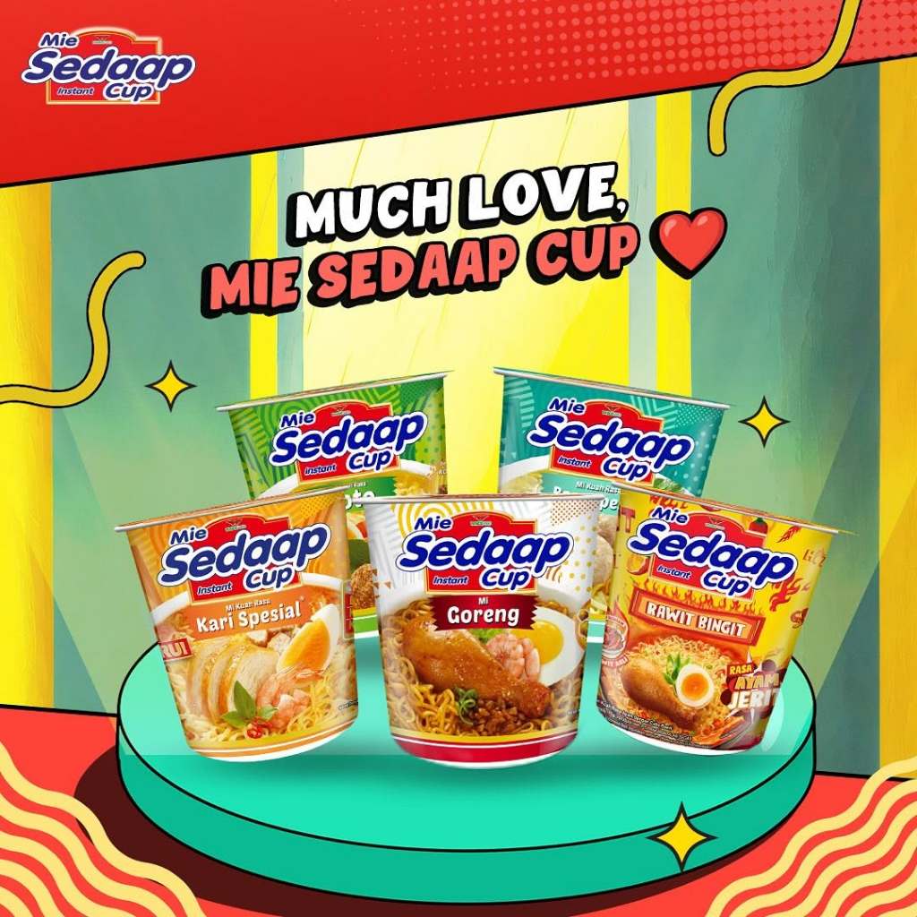 

Sedaap Mie Instan Cup Baso Bleduk 77 gr