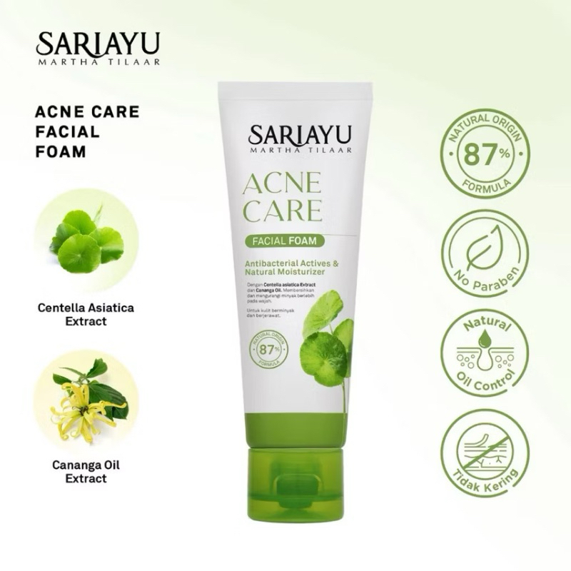 Sariayu Acne Care Facial Wash 75 gram
