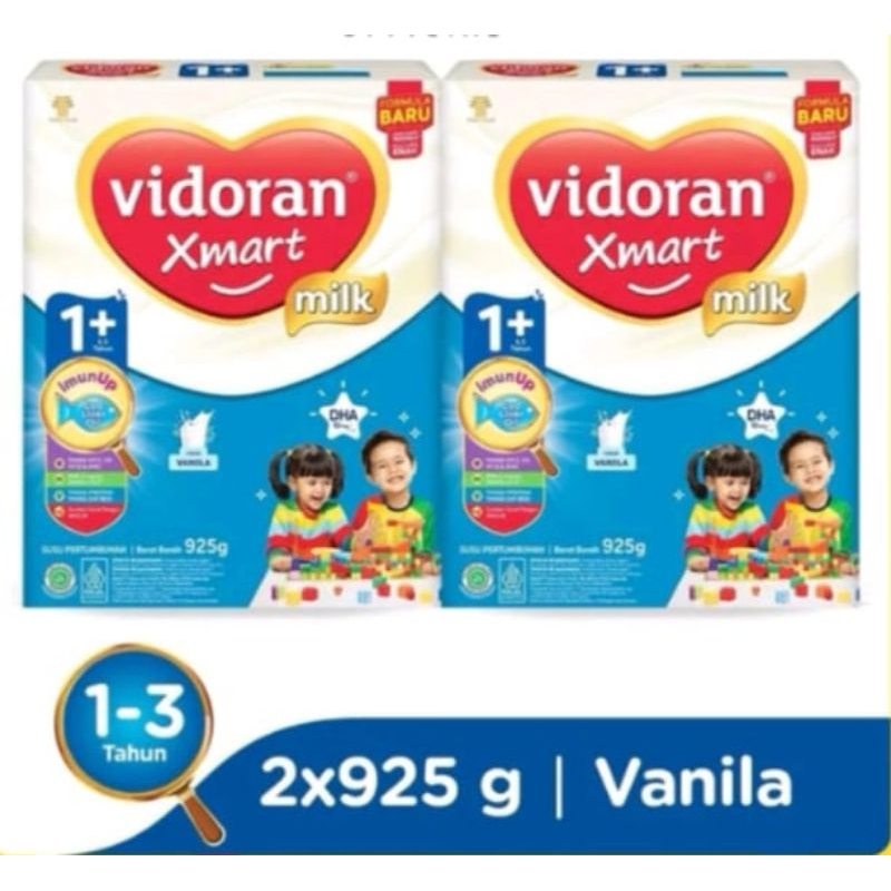 

SUSU VIDORAN 1+ VANILLA 925G 1 PAKET (3BOX)