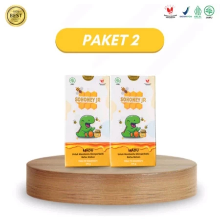 

PROMO!!!2.2 2 Botol Sohoney Jr - Multivitamin Penambah Nafsu Makan Anak