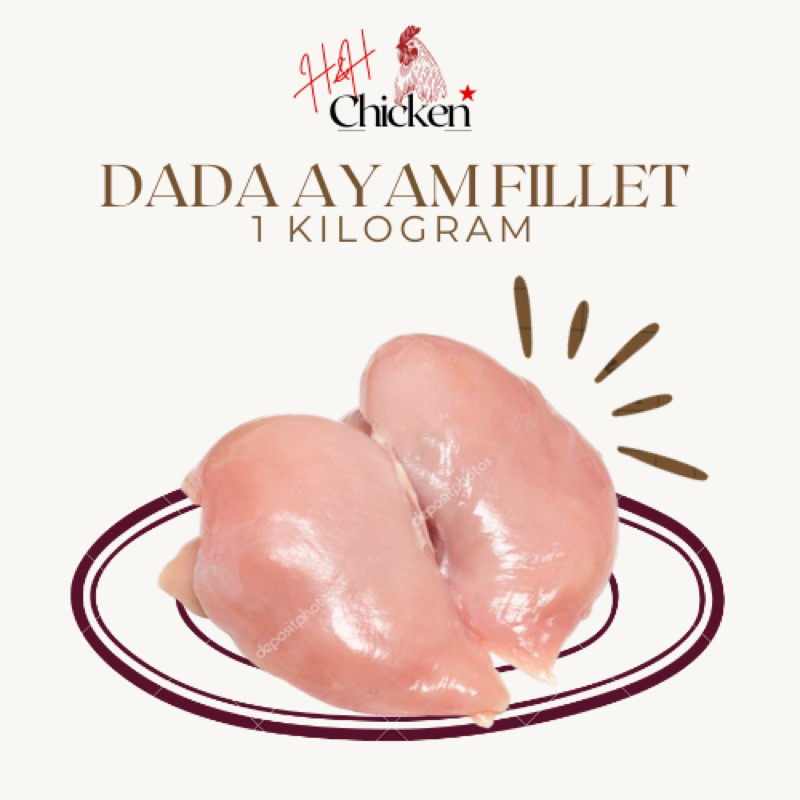 

Dada Ayam Fillet Segar MURAH 1 KG - Boneless Chicken Breast Fresh 1 KG
