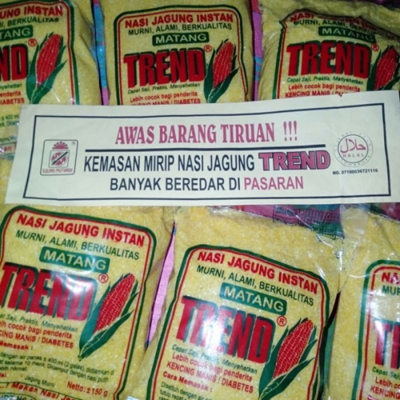 

Trend empok (beras jagung halus)