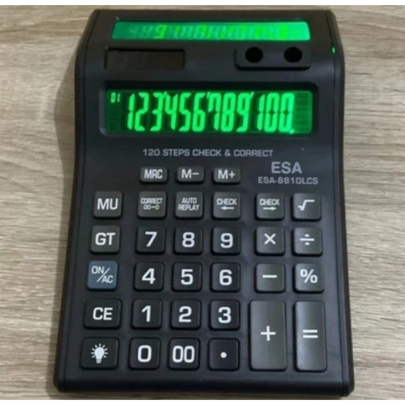 

Calculator LCD LED Besar / Kalkulator ESA 8810