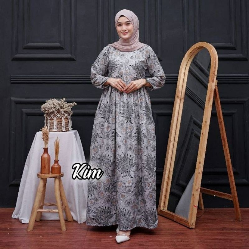 Gamis Batik pekalongan Busui Jumbo LD 100 LD110 LD120 LD130 Baju wanita Syar'i Modern premium