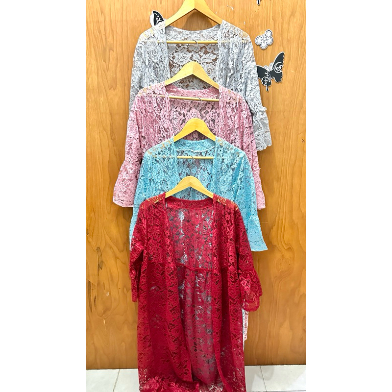 Outer Brukat/Long Outer/Cardigan Pesta Brukat