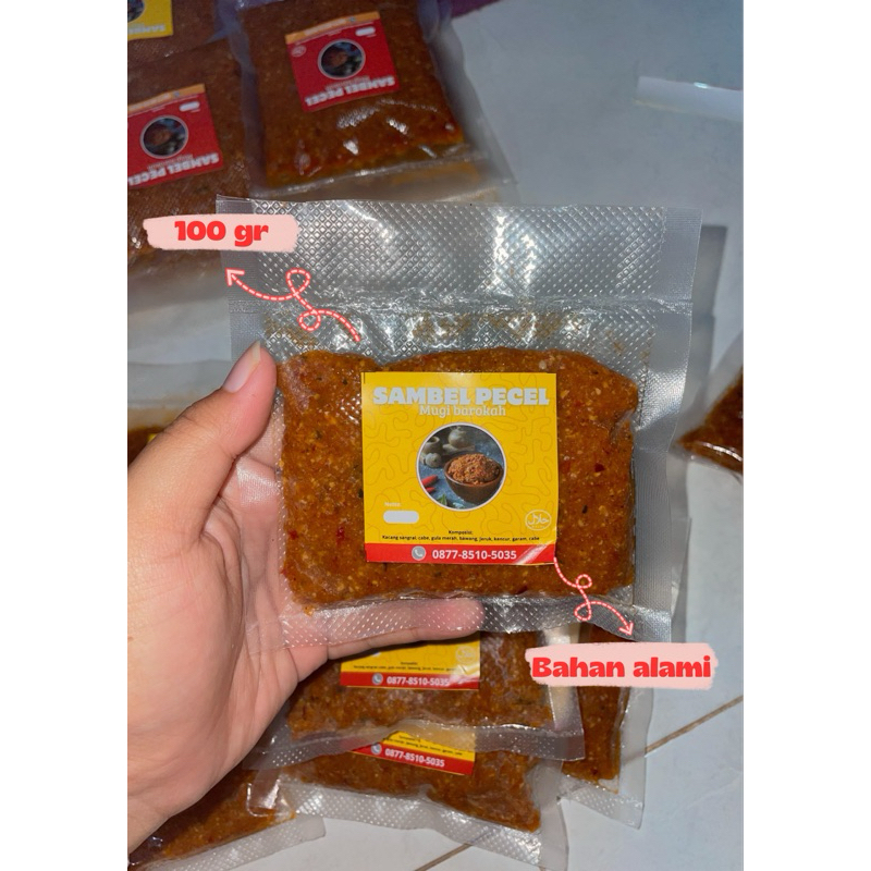 

Sambel pecel 100gr Kediri asli