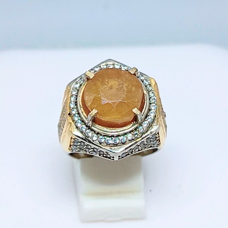 Cincin Natural Yellow Safir