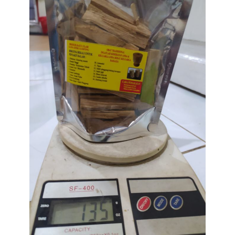 

KAYU ULAR PAPUA, 100 Gram (sudah di cacah)