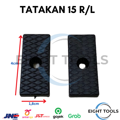 Tatakan 15 R/L / Alas Kaki Kursi / Alas Kaki Rak Besi / Alas Kaki Rak / Alas Kaki Rak Kayu / Alas Ka