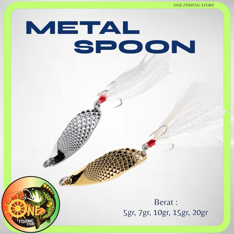 Metal Spoon Lure Micro Jig Umpan Pancing Umpan Jigging Ultralight