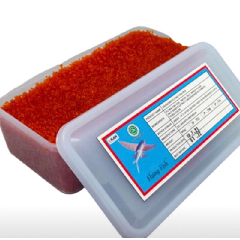 

Tobiko orange grade B 500 gram Telur ikan Terbang