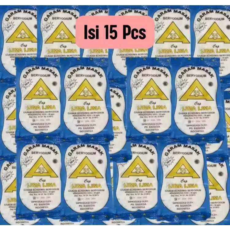 

PROMO !!! Garam masak beryodium isi 15 pcs