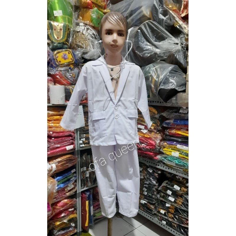 baju profesi dokter anak TK, SD