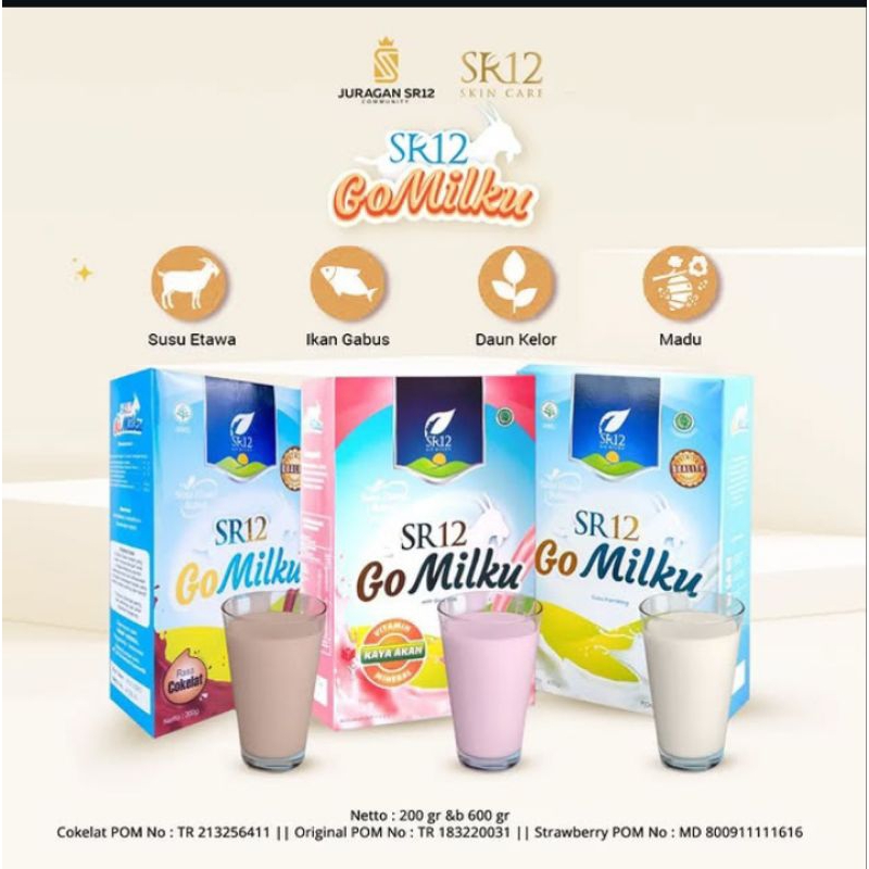 

Susu Gomilku 200gr SR12 Susu Kambing Etawa Ekstrak Ikan Gabus Daun Kelor & Madu