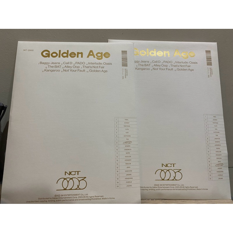Album Only NCT 2023 Golden Age Archiving Collecting Jaehyun Haechan BACA DESKRIPSI