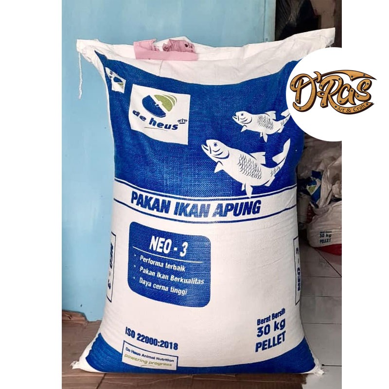 pakan ikan pelet ikan De Heus NEO 30kg