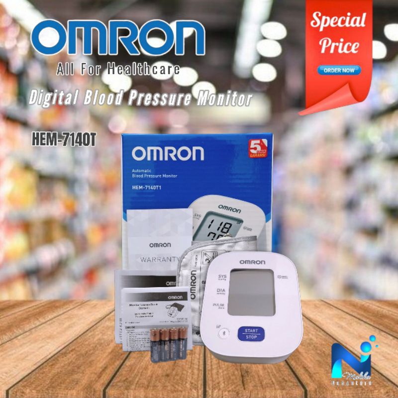 Teknologi Bluetooth OMRON HEM-7140T / Tensi Meter Digital Original Omron HEM 7140T / Tensi Digital O