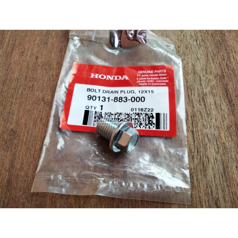 Baut baud pembuangan oli mesin honda beat vario scoopy spacy ori original