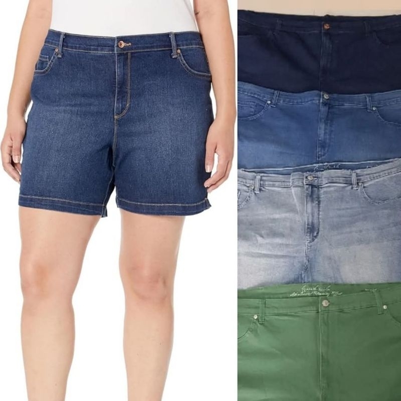celana pendek jeans wanita jumbo