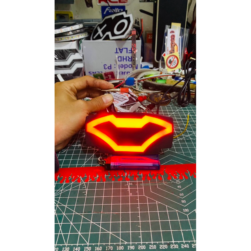 stoplamp 3in1 megapro mono custom lazy