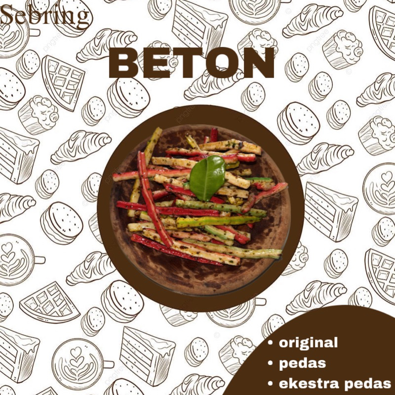 

Sebring Beton Original Pedas Manis 250gr