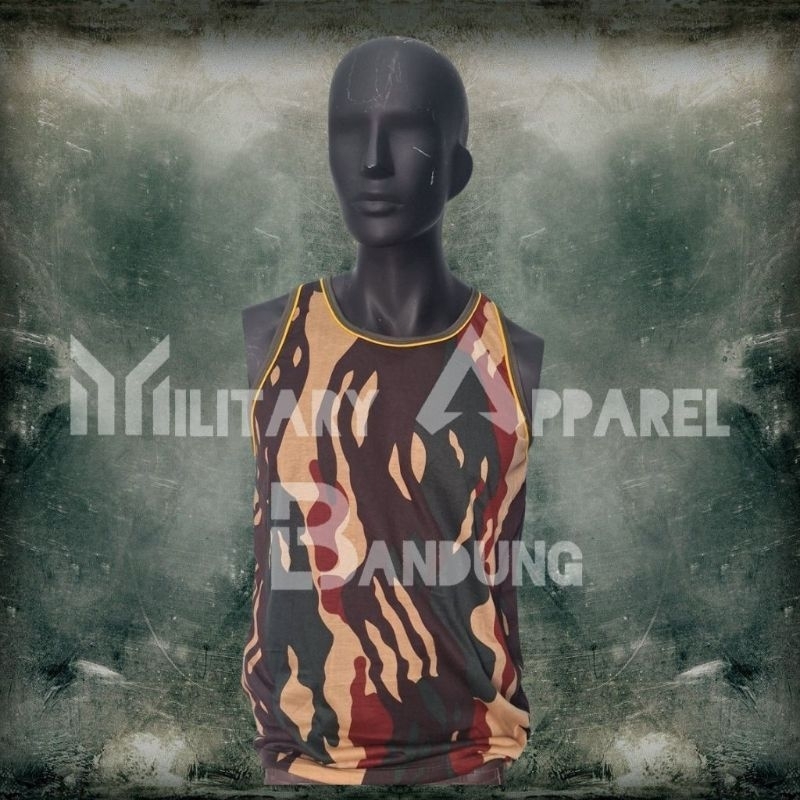 KAOS SINGLET LORENG ARMY TNI / KAOS SINGLET LORENG PRIA ARMY / SINGLET LORENG TENTARA/ SINGLET PRIA/