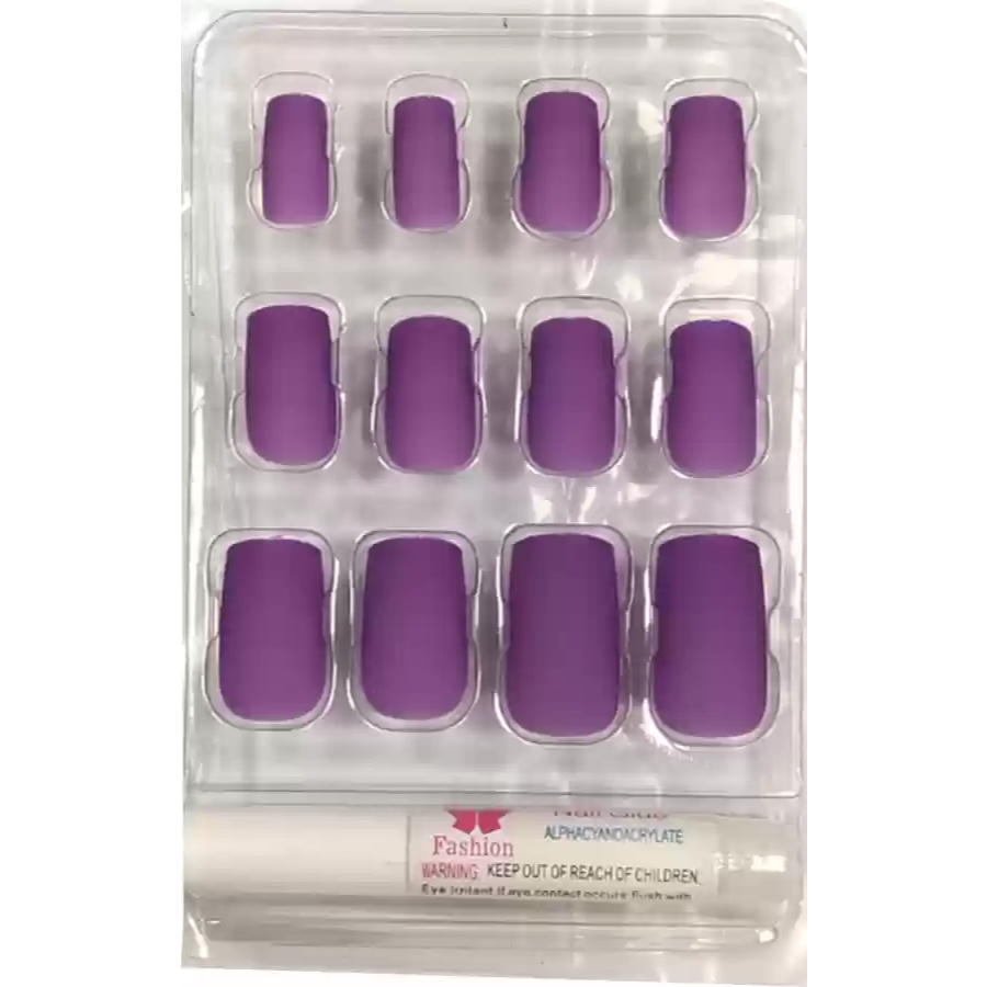 Kuku Palsu Dewasa Polos Glossy , Nails Art Fake / Nails Bridal Wedding