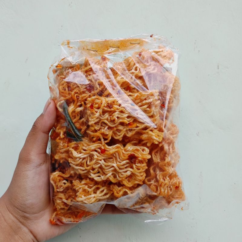 

Oleh-Oleh Mie Kering pedas daun jeruk mie kriuk enak gurih