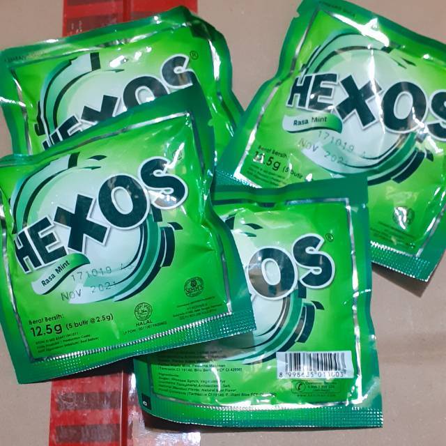 

[SR] HEXOS MINT PERMEN // 1 SACHET ISI 5 BUTIR