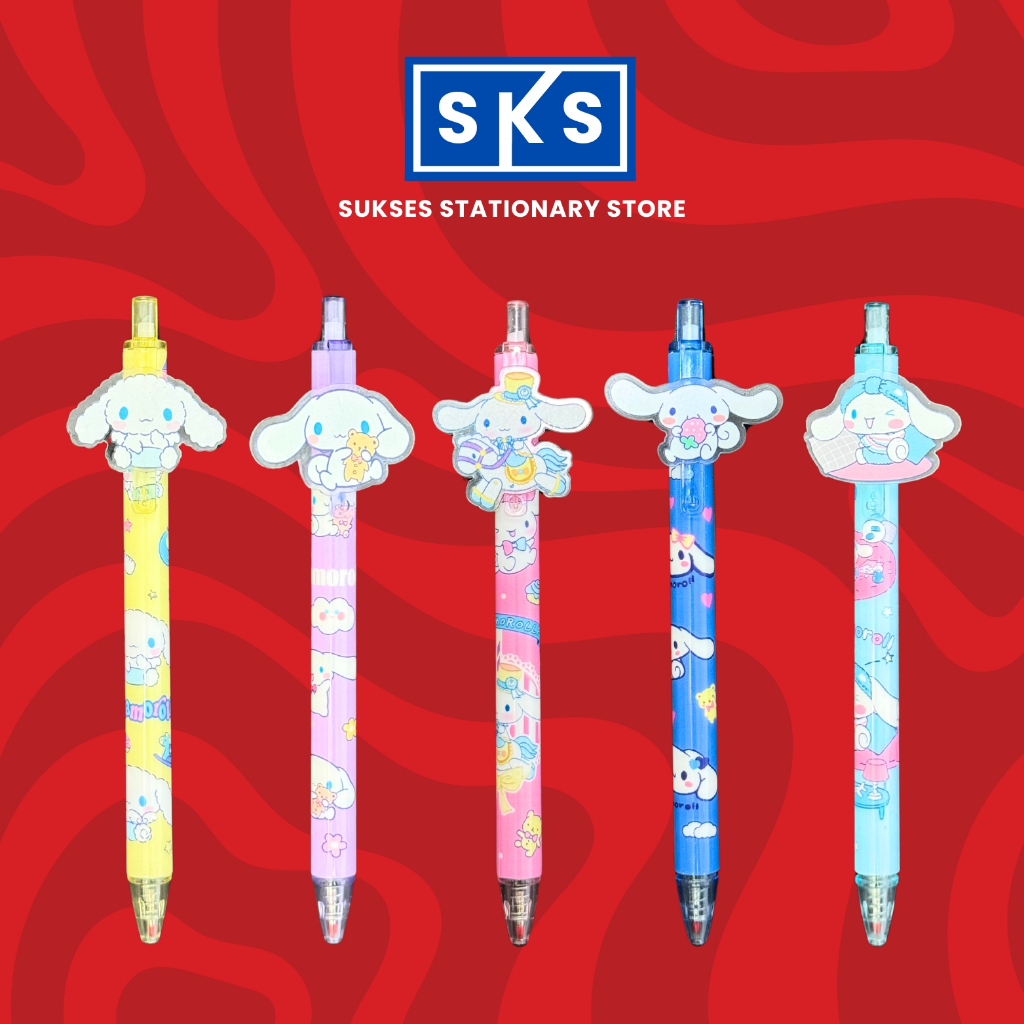

Pulpen Cinamon Roll Pen Gel Motif Lucu Pena Bolpen Karakter