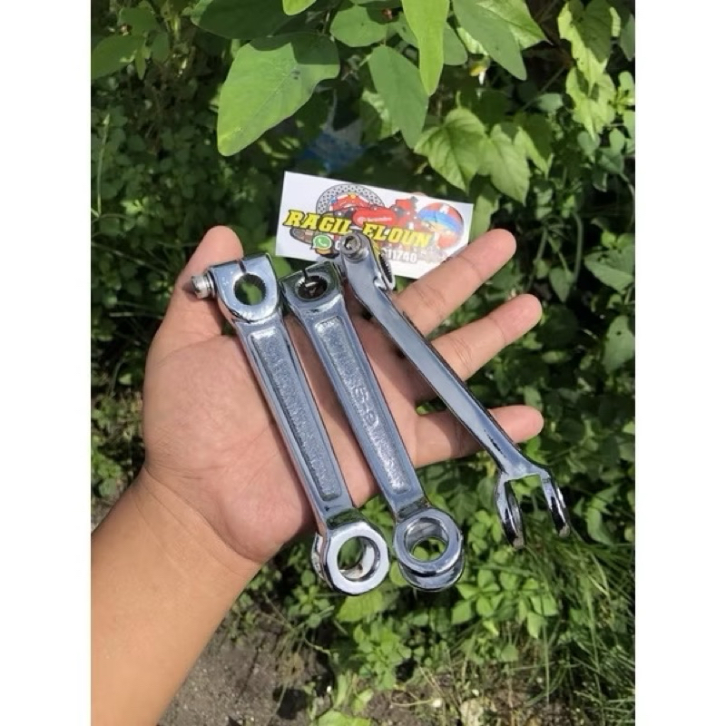 SET BAUT PAHA REM CHROME CROME BAJAJ PULSAR ORIGINAL