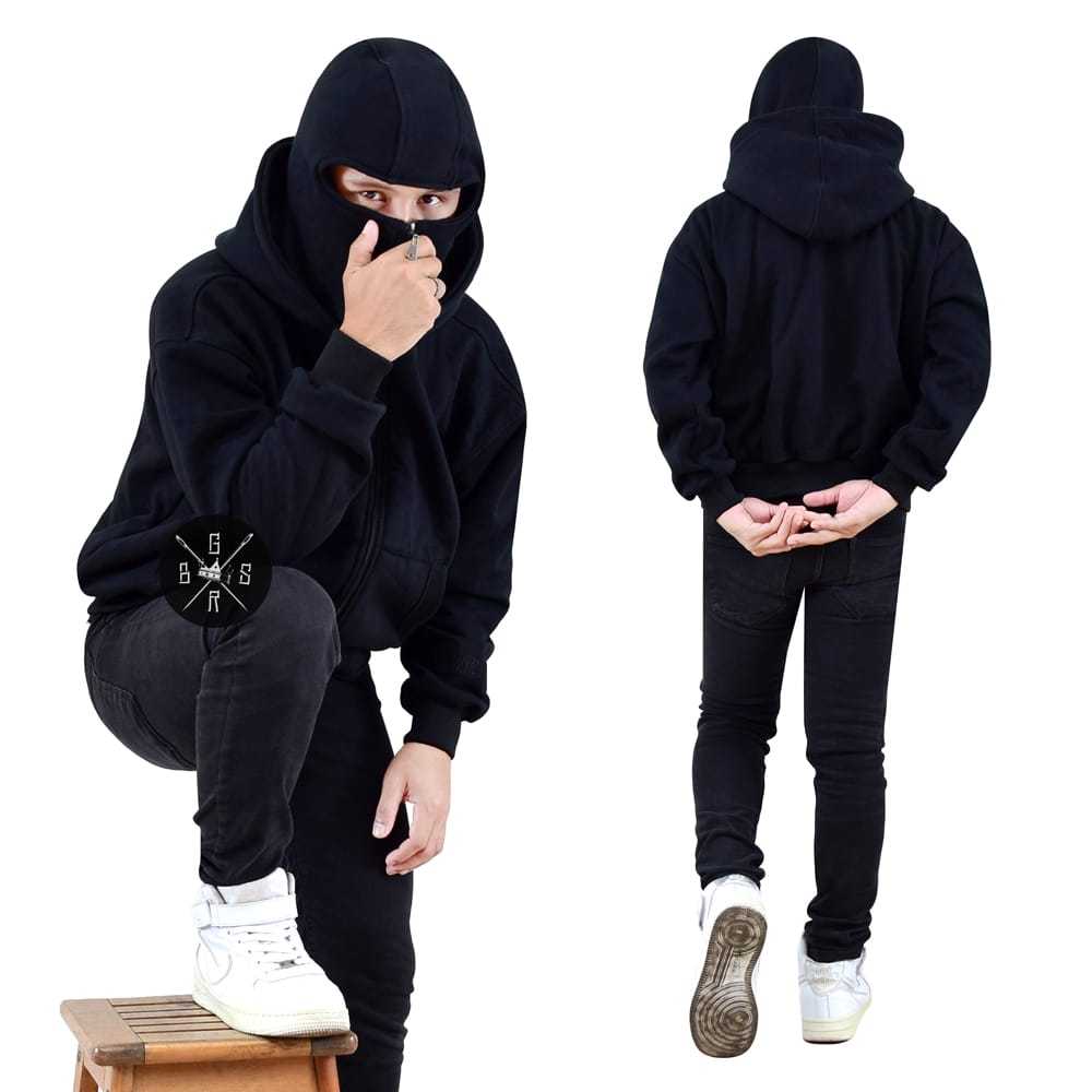 balaclava jaket balaclava hoodie balaclava unisex tebal